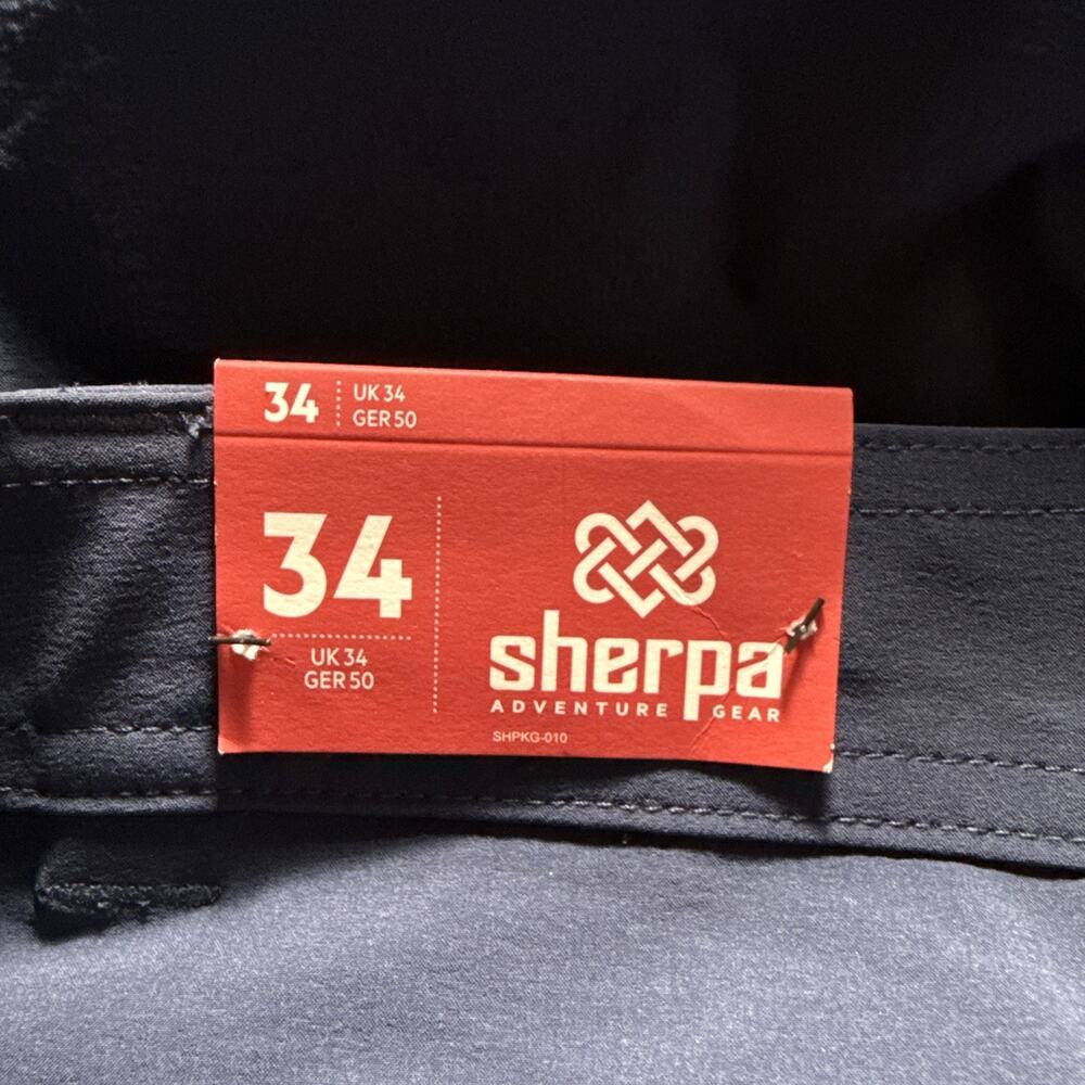 Sherpa Adventure Gear Mens 34 Cargo Shorts Blue Jamyang Drawstring Nylon Hiking - Picture 14 of 15